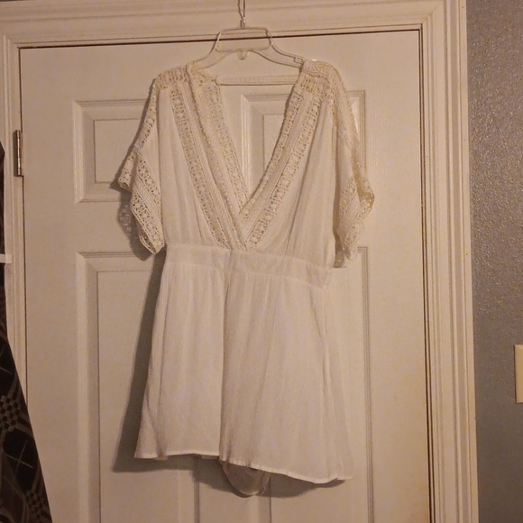 White Romper - Picture 1 of 2